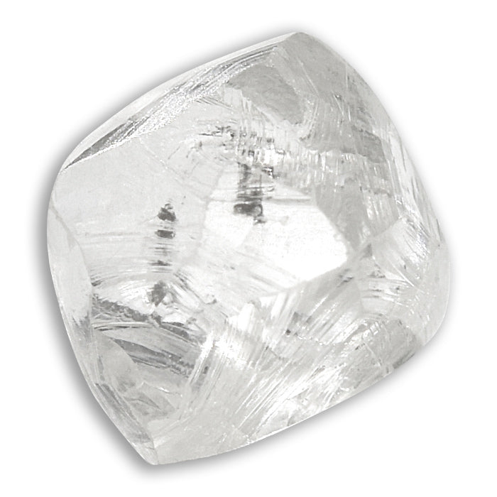 1.29 carat gorgeous and shiny octahedral raw diamond