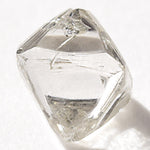 1.3 carat sophisticated and architectural raw diamond octahedron
