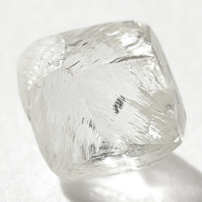 1.21 carat amazingly shaped raw diamond octahedron or dodecahedron