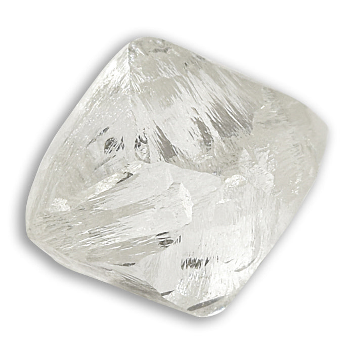 1.21 carat amazingly shaped raw diamond octahedron or dodecahedron