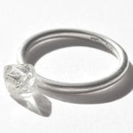 1.23 carat gorgeous oblong octahedral rough diamond