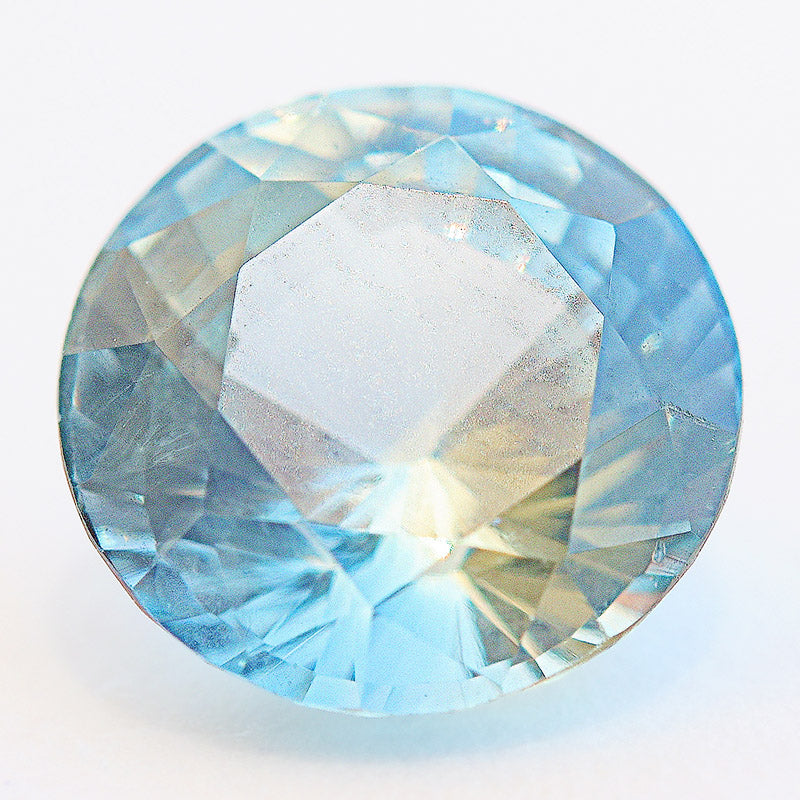 Blue-Green Parti Sapphire from Sri Lanka - 1.11 carats