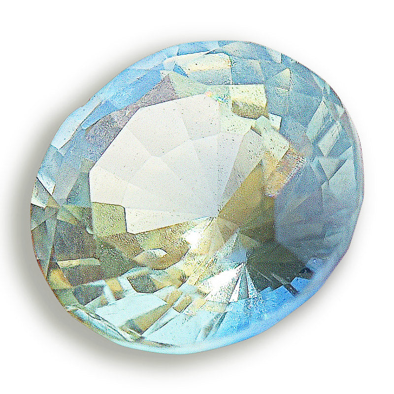Multihued Blue-Green Sapphire from Sri Lanka - 0.32 carats