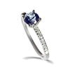 Lukot Ring - A four-pronged sapphire engagement ring Rings The Raw Stone 