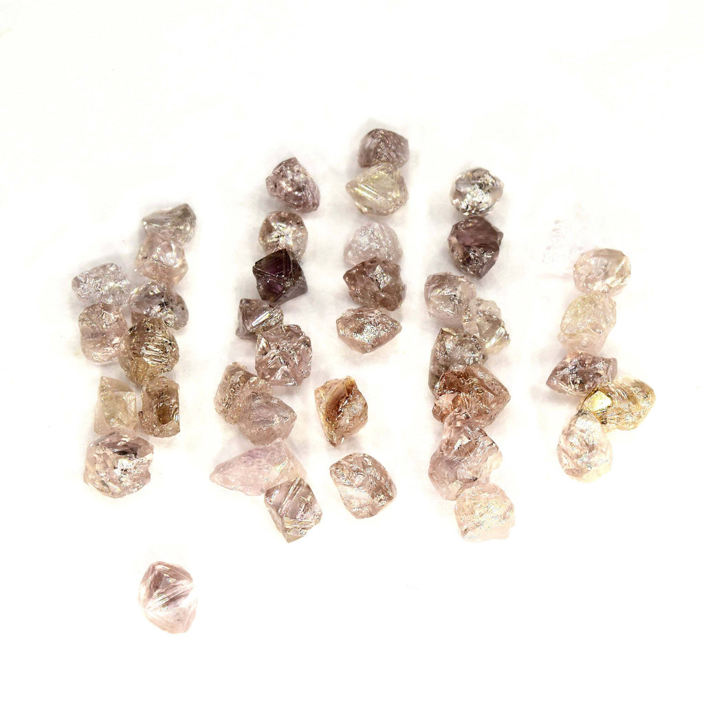 Pink and purple rough diamond parcel, average 0.20 carats - WE PICK ONE PIECE FROM THIS PARCEL FOR YOU Raw Diamond South Africa 