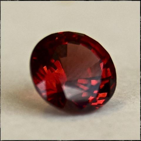 Rhodolite - 8mm cut TAWOMA 