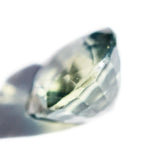 Round Responsibly Sourced Green Ceylon Sapphire 0.60 carats cut Sri Lanka 