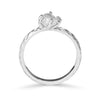 Ruah Ring - A natural raw diamond engagement ring