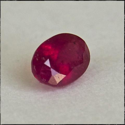 Ruby 6.5 x 5mm cut TAWOMA 