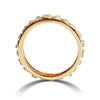 The Shalva Ring - A raw diamond channel band and stacking ring Rings The Raw Stone 